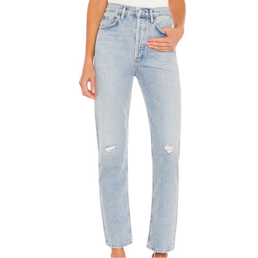 Agolde 90s Pinch Waist Straight Leg Jeans Flashback 25